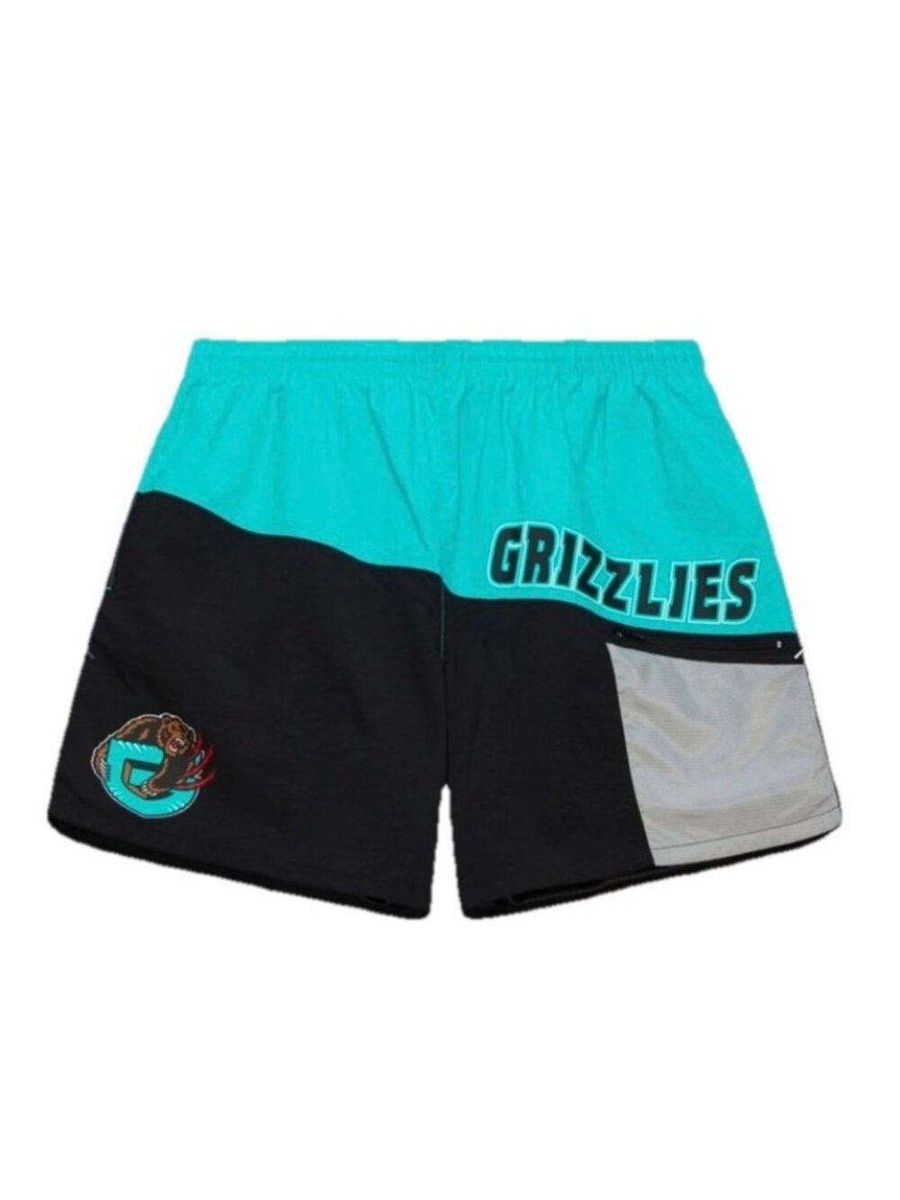 Mitchell & Ness Vancouver Grizzlies Nylon Utility Shorts NWT